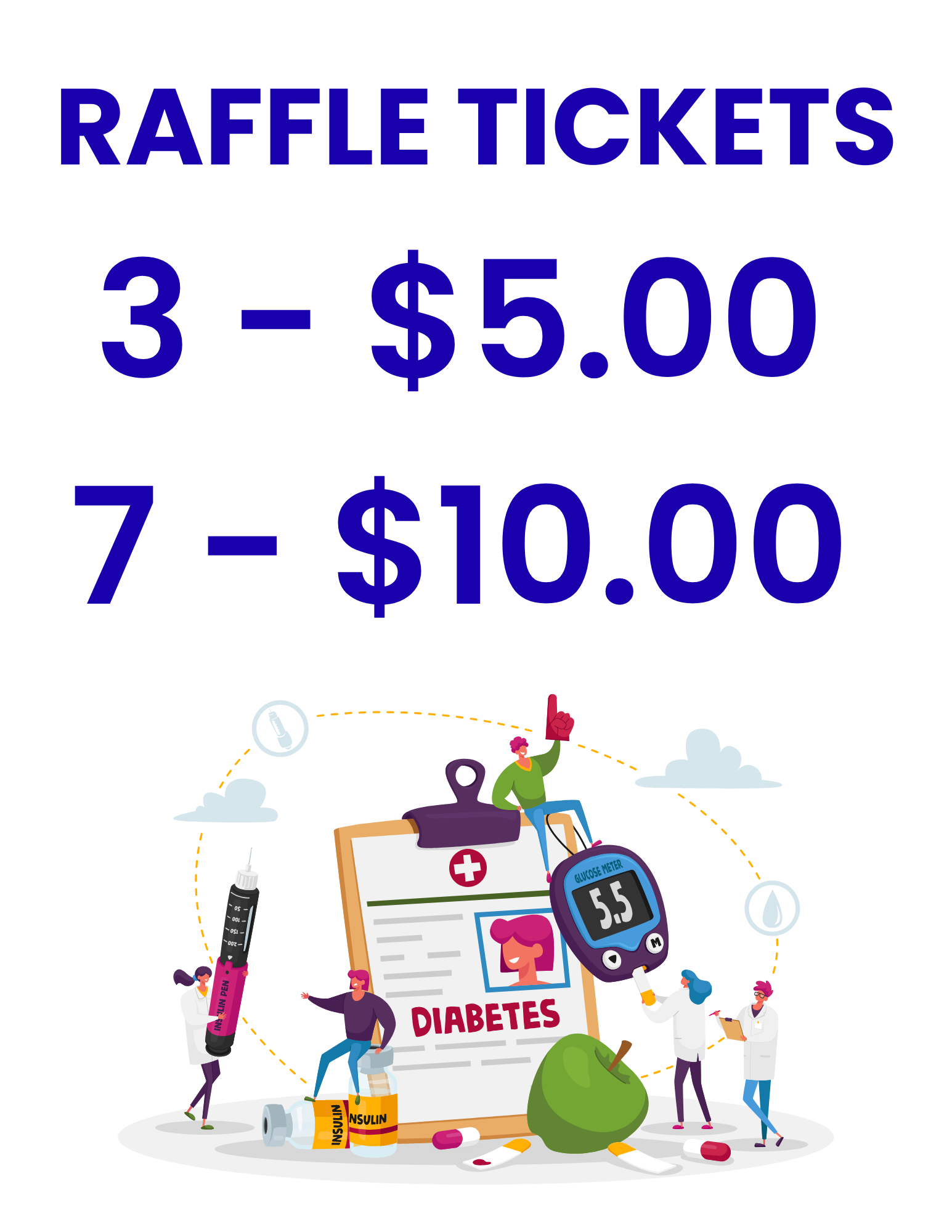 RAFFLE TICKET SIGN 2025